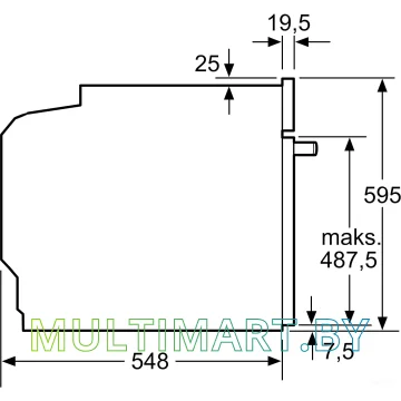 Электрический духовой шкаф Bosch HBT537FB0 картинка 6